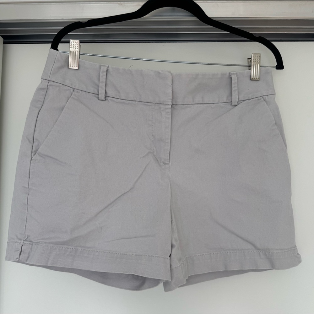 LOFT Women’s Grey Chino Shorts 6